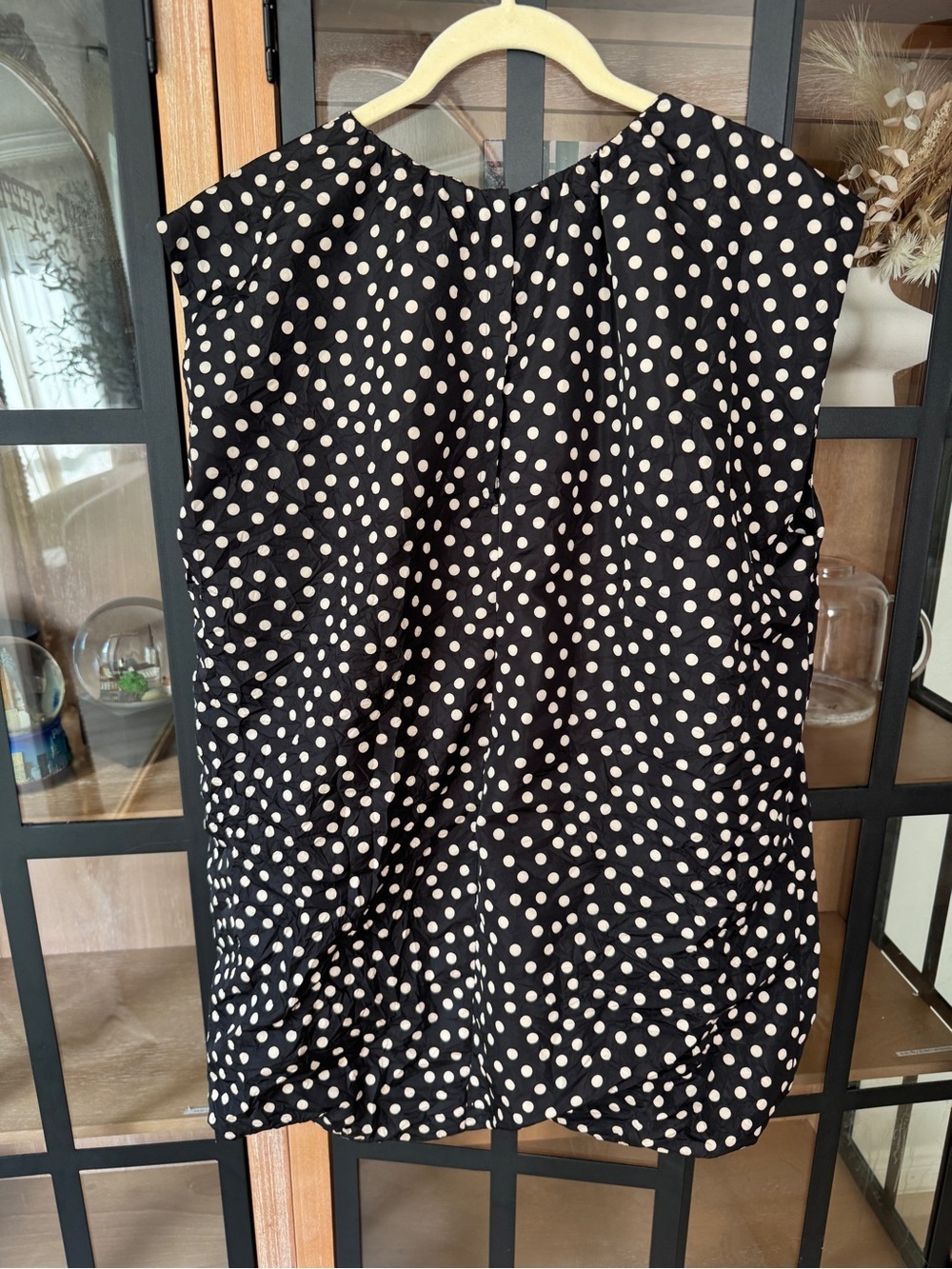 NWT Ter Et Bantine grenoble shirt polka dots blouse tunic cap sleeve longline - Picture 3 of 7